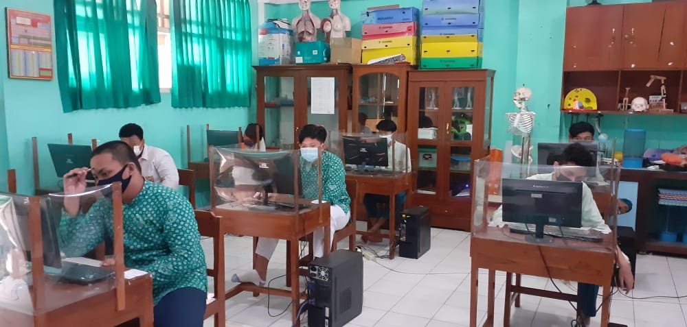 Pelaksanaan Simulasi ASPD Tahun 2021 bagi Peserta Didik Kelas IX SMP IT Masjid Syuhada