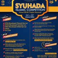 Pendaftaran Syuhada Islamic Competition (SIC #3) dan Program Sepekan Bisa Baca Qur’an (SBBQ #2)