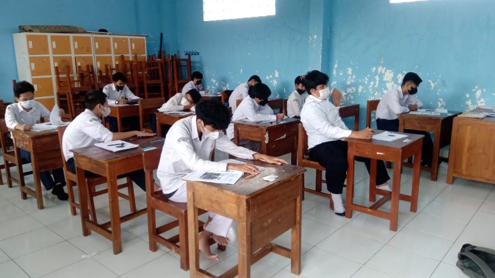 SMP IT Masjid Syuhada Gelar Ujian Sekolah Tahun Ajaran 2021/2022 secara Luring