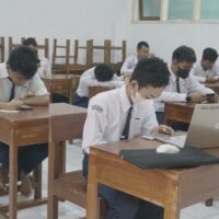 Pelaksanaan PTS Semester Ganjil secara Semi-Online di SMP IT Masjid Syuhada Tahun Ajaran 2022/2023